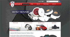Desktop Screenshot of monarchtextiles.com